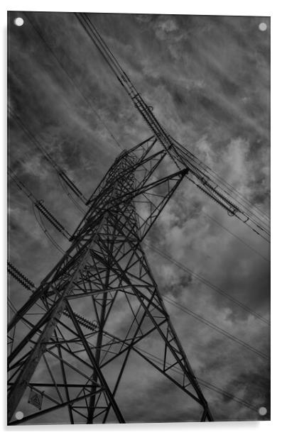 Dramatic Power 03 Acrylic by Glen Allen