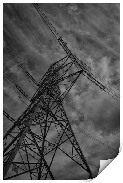 Dramatic Power 03 Print by Glen Allen