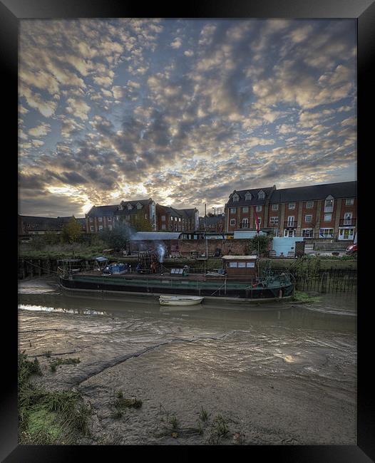 Different strokes, Hythe Quay Framed Print by Gary Eason