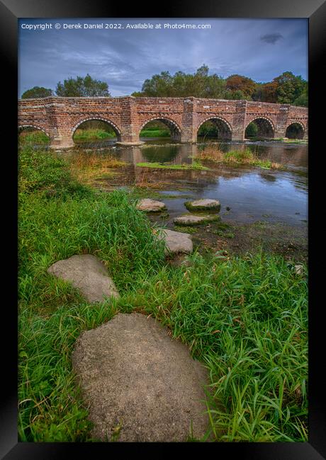 The Ancient Beauty of Whitemill Bridge Framed Print by Derek Daniel