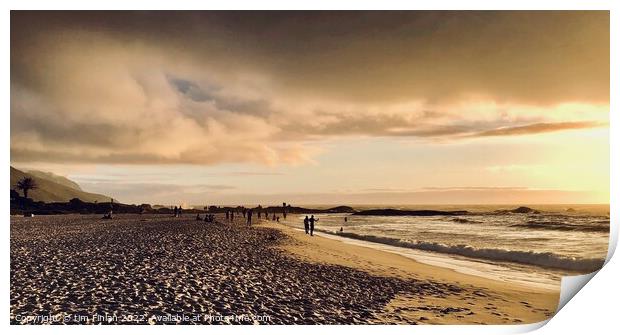 Camps Bay Sunset Print by Timothy Finlan
