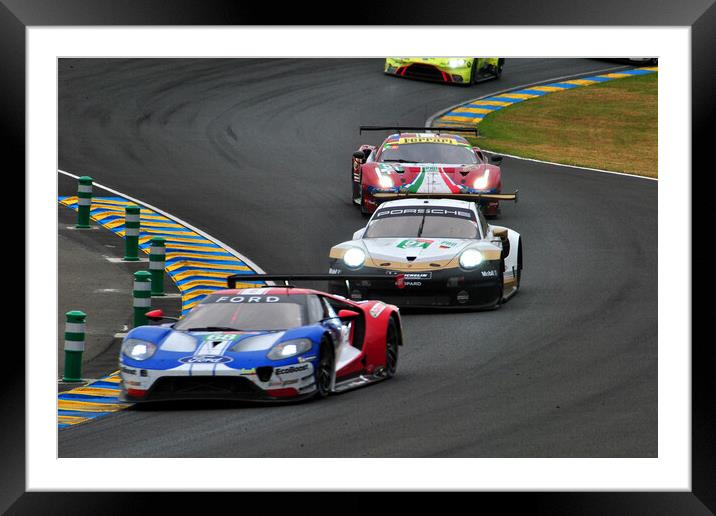 Ford GT Sports Motor Car Framed Mounted Print by Andy Evans Photos