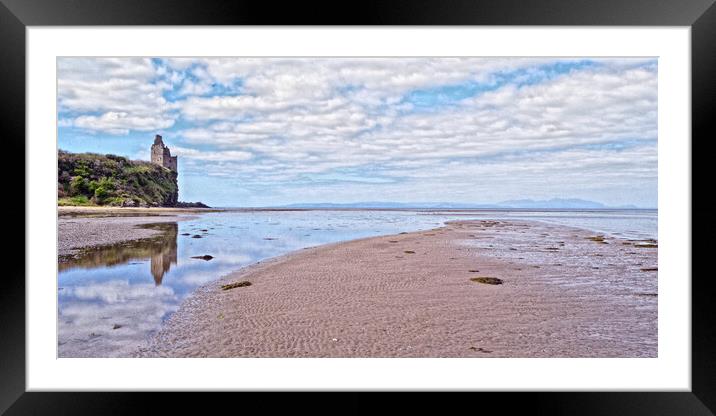 Greenan, Ayr and the Isle of Arran Framed Mounted Print by Allan Durward Photography