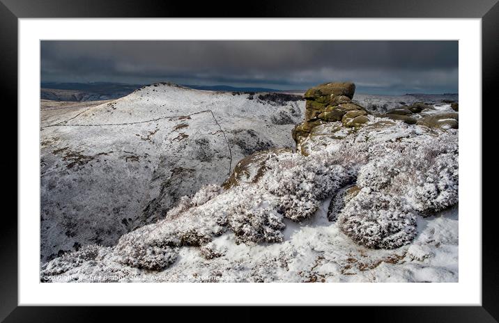 Grindslow from Nether Tor Framed Mounted Print by Chris Drabble