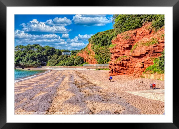 Serenity in Dawlish Framed Mounted Print by Roger Mechan