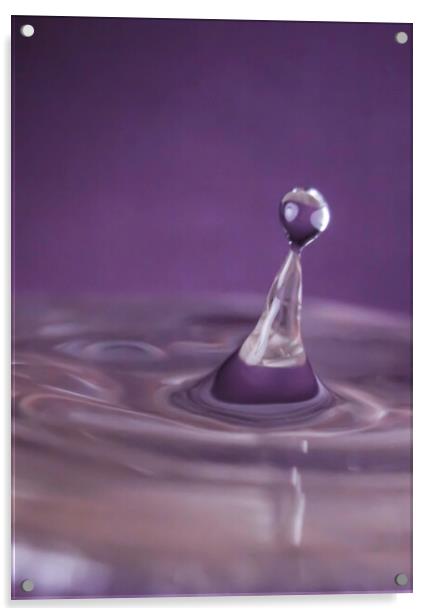 Purple Alien Acrylic by STEPHEN THOMAS