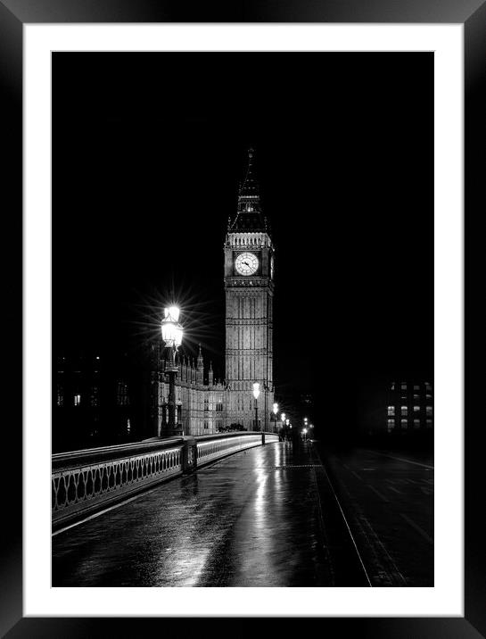 Big Ben London Framed Mounted Print by Elizabeth Hudson