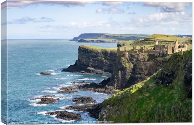 Dunluce Castle Canvas Print by Storyography Photography