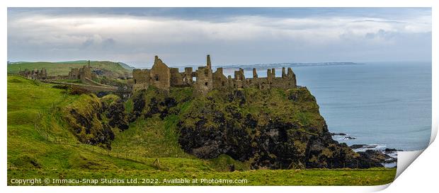 Dunluce Castle by The Sea Print by Storyography Photography
