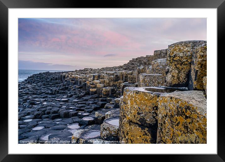 Overlooking the Giant's Causeway Framed Mounted Print by Storyography Photography