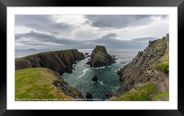 Hell's Hole in Ireland Framed Mounted Print by Storyography Photography