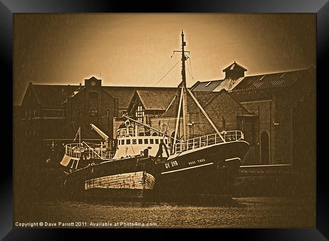 Fishing Trawler - Grimsby Framed Print by Daves Photography