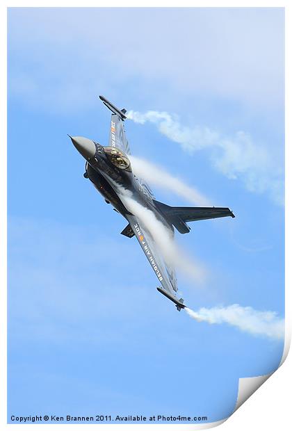 BAF F16 RIAT 2011 Print by Oxon Images