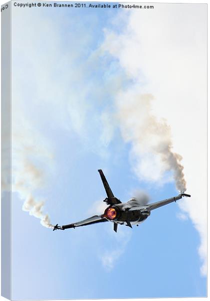 Turkish Air Force F16 Canvas Print by Oxon Images