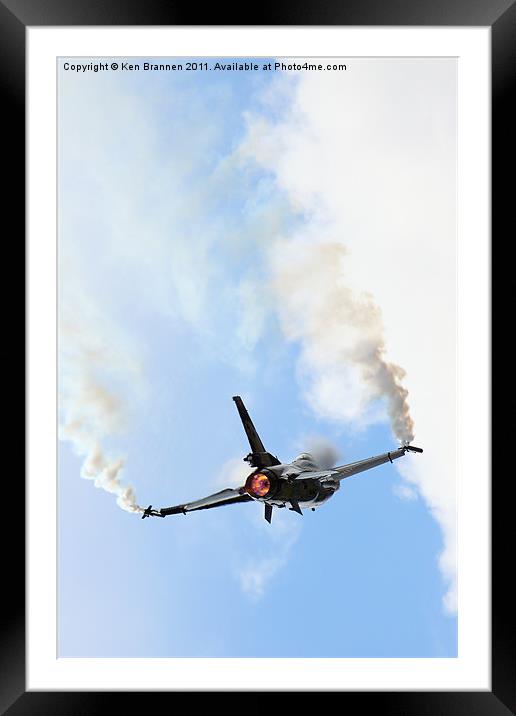 Turkish Air Force F16 Framed Mounted Print by Oxon Images