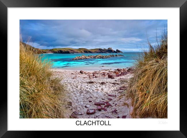 CLACHTOLL beach in Highlands Scotland  Framed Print by JC studios LRPS ARPS