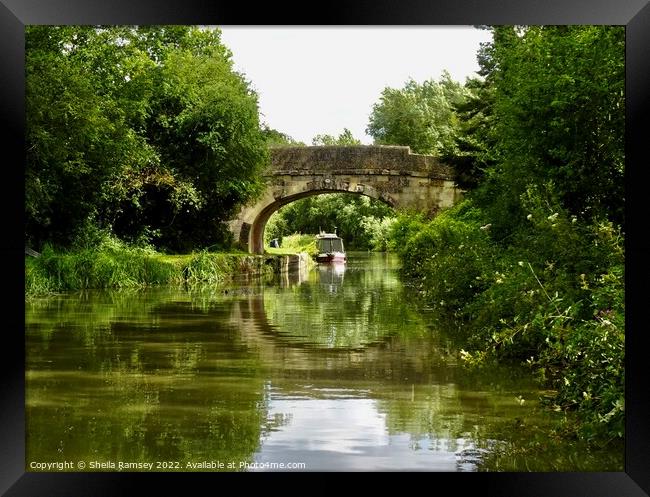 Kennet and Avon Canal Framed Print by Sheila Ramsey