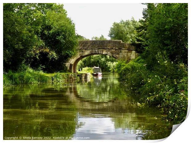 Kennet and Avon Canal Print by Sheila Ramsey