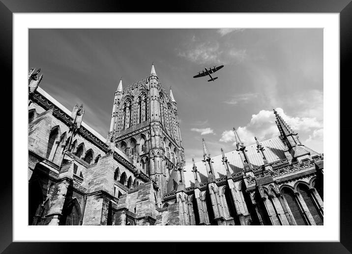 The City Of Lincoln Framed Mounted Print by J Biggadike