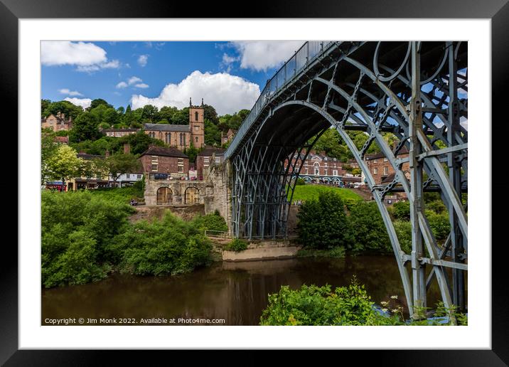 The Iron Bridge, Shropshire Framed Mounted Print by Jim Monk