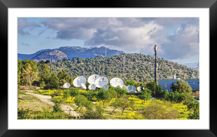 Technology In The Foothills  Framed Mounted Print by Peter F Hunt
