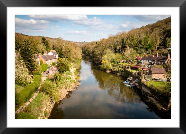 River Severn, Shropshire Framed Mounted Print by J Biggadike