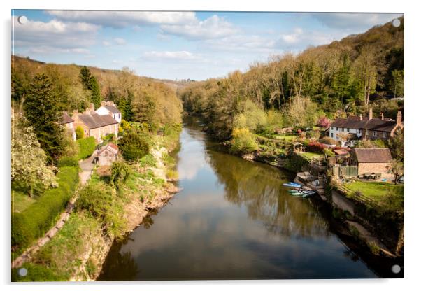 River Severn, Shropshire Acrylic by J Biggadike