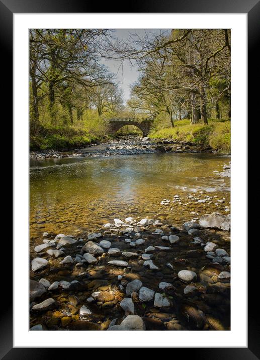 The beautiful scaur water in spring Framed Mounted Print by christian maltby
