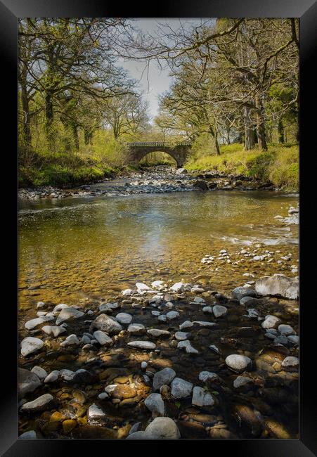 The beautiful scaur water in spring Framed Print by christian maltby