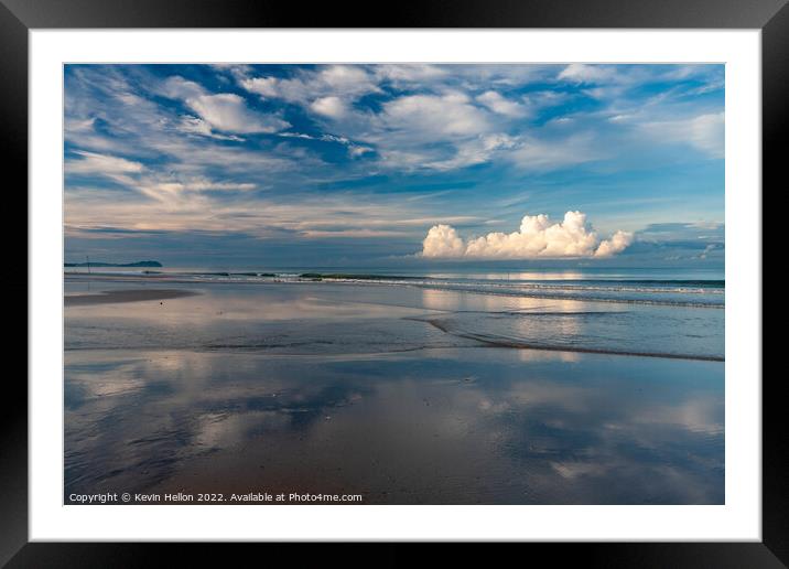 The Blue Hour Framed Mounted Print by Kevin Hellon