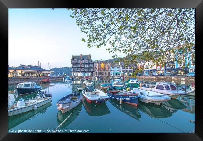 Dartmouth harbour  Framed Print by Ian Stone