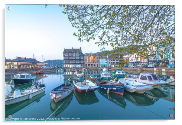 Dartmouth harbour  Acrylic by Ian Stone