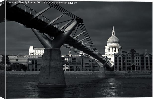 Saint Pauls Cathedral Canvas Print by Andy Linden