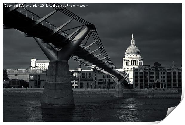 Saint Pauls Cathedral Print by Andy Linden