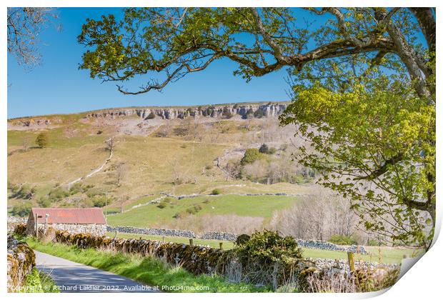 Clints Scar Marske Print by Richard Laidler