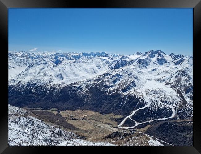 South Tirol peaks Framed Print by Martin Baroch