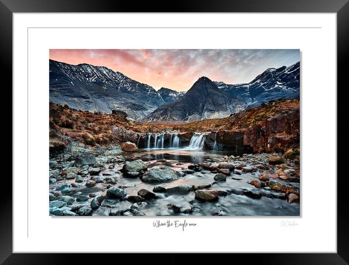 Where the Eagle soar Framed Mounted Print by JC studios LRPS ARPS