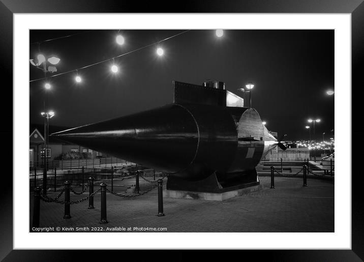 Submarine Resurgam Woodside Framed Mounted Print by Kevin Smith