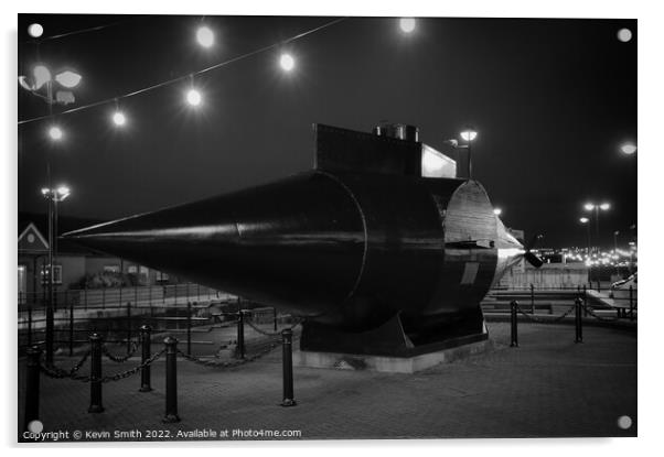 Submarine Resurgam Woodside Acrylic by Kevin Smith