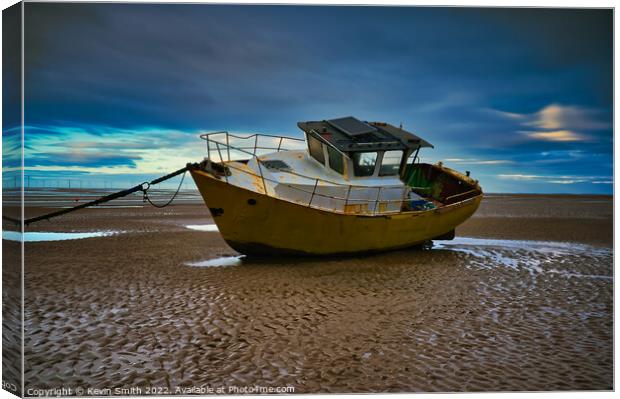 Meols mooring  Canvas Print by Kevin Smith