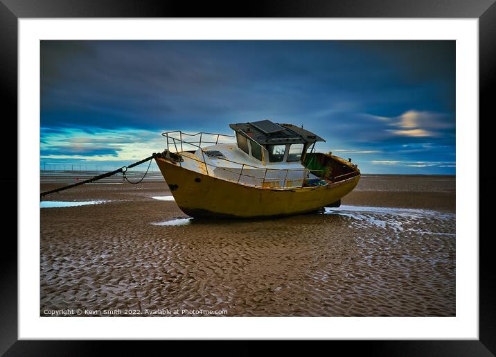 Meols mooring  Framed Mounted Print by Kevin Smith