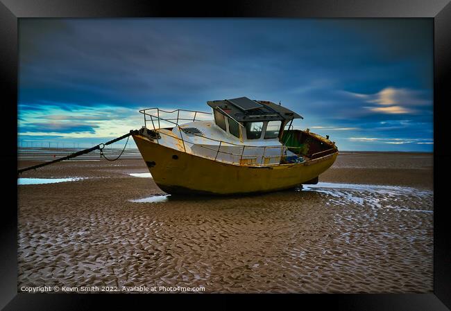 Meols mooring  Framed Print by Kevin Smith