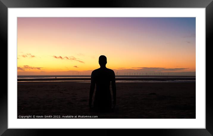 perfect Solitude by Gormley Framed Mounted Print by Kevin Smith