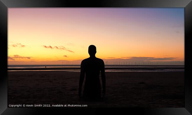 perfect Solitude by Gormley Framed Print by Kevin Smith