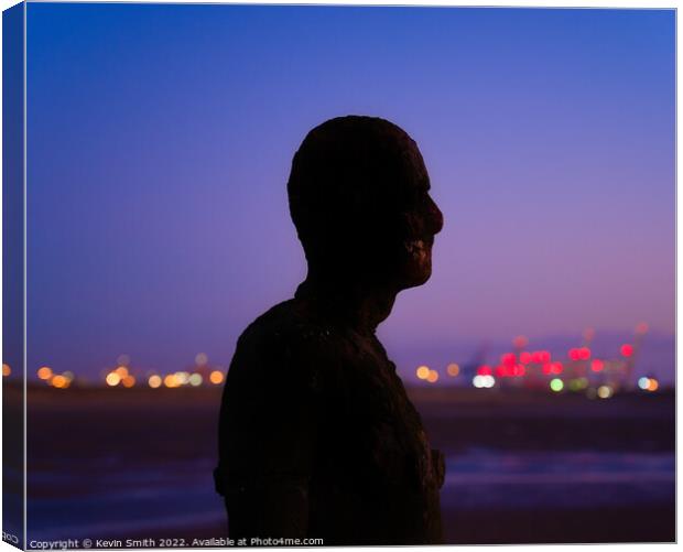 Perfect solitude by Gormley Canvas Print by Kevin Smith