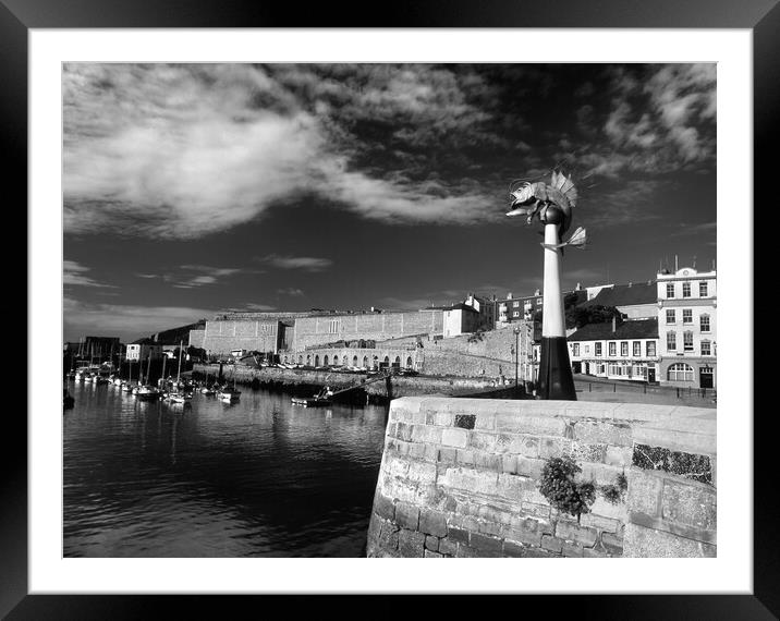 The Leviathan, The Barbican, Plymouth Devon Framed Mounted Print by Darren Galpin