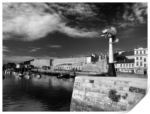The Leviathan, The Barbican, Plymouth Devon Print by Darren Galpin