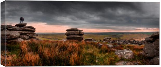 Cheesewring, Bodmin Moor, Cornwall, England Canvas Print by Maggie McCall