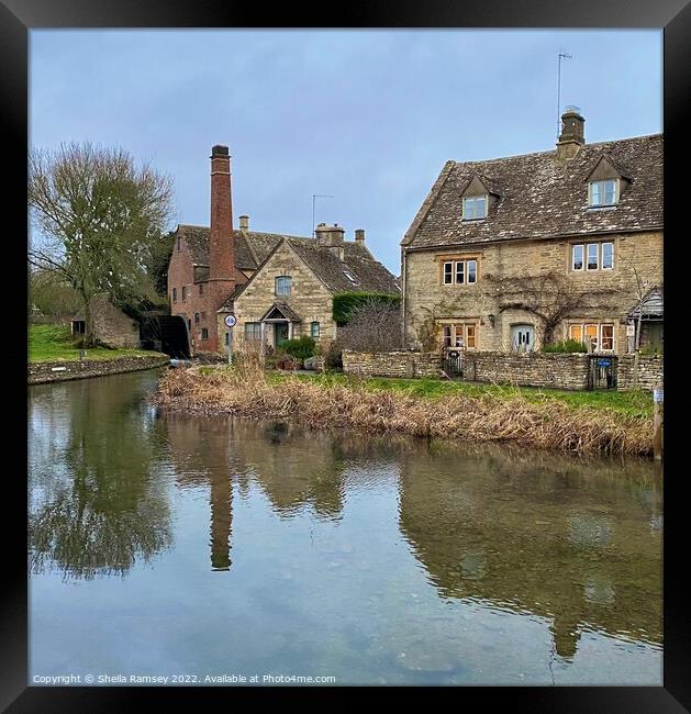 Cotswold reflections Framed Print by Sheila Ramsey