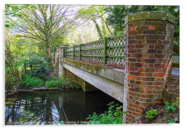 Hoe Bridge Acrylic by GJS Photography Artist